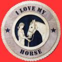 Greeting Horse 3D Wood Wall Tribute