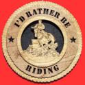 Male Barrel Racer Horse 3D Wood Wall Tribute