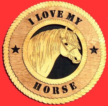 Pony Head 3D Wood Wall Tribute