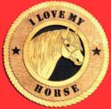 Pony Head 3D Wood Wall Tribute