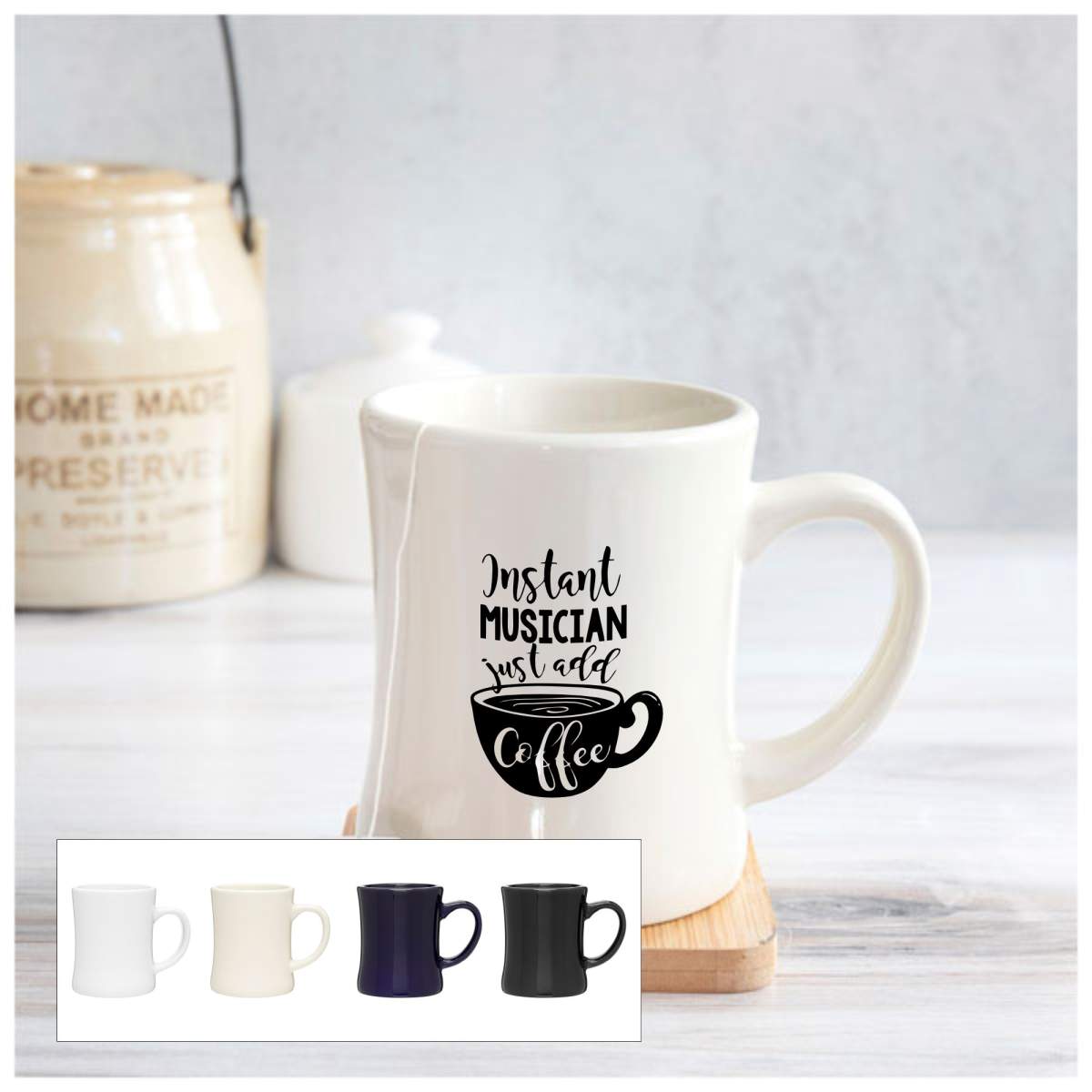 Custom Imprinted Luna 14oz Ceramic Mug | Lazer Designs