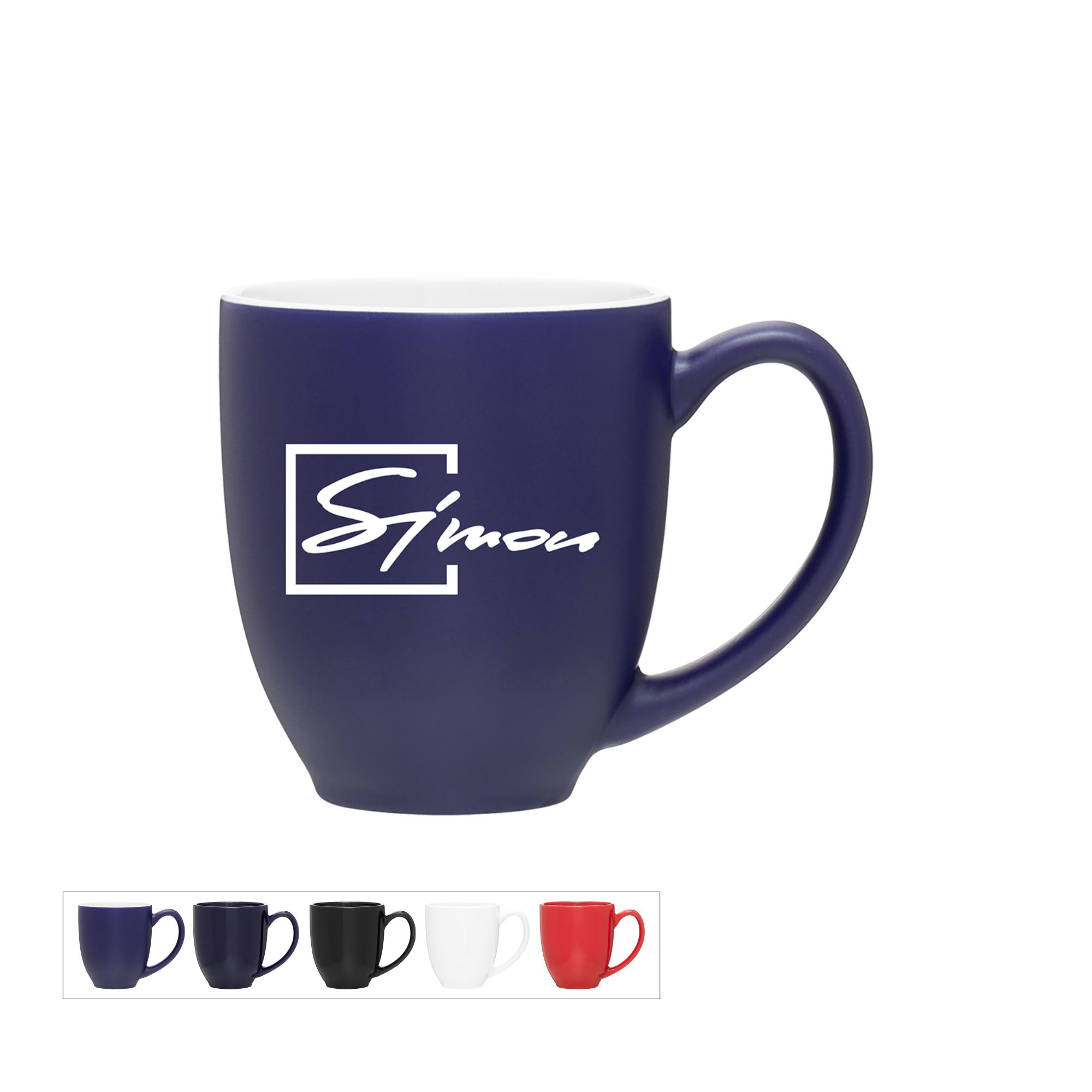 Custom Printed Ceramic Bistro 15oz Mug