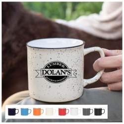 Cambria 12oz Speckled Mug Custom Imprinted