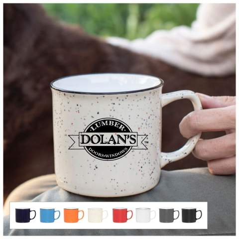Cambria 12oz Speckled Mug Custom Imprinted