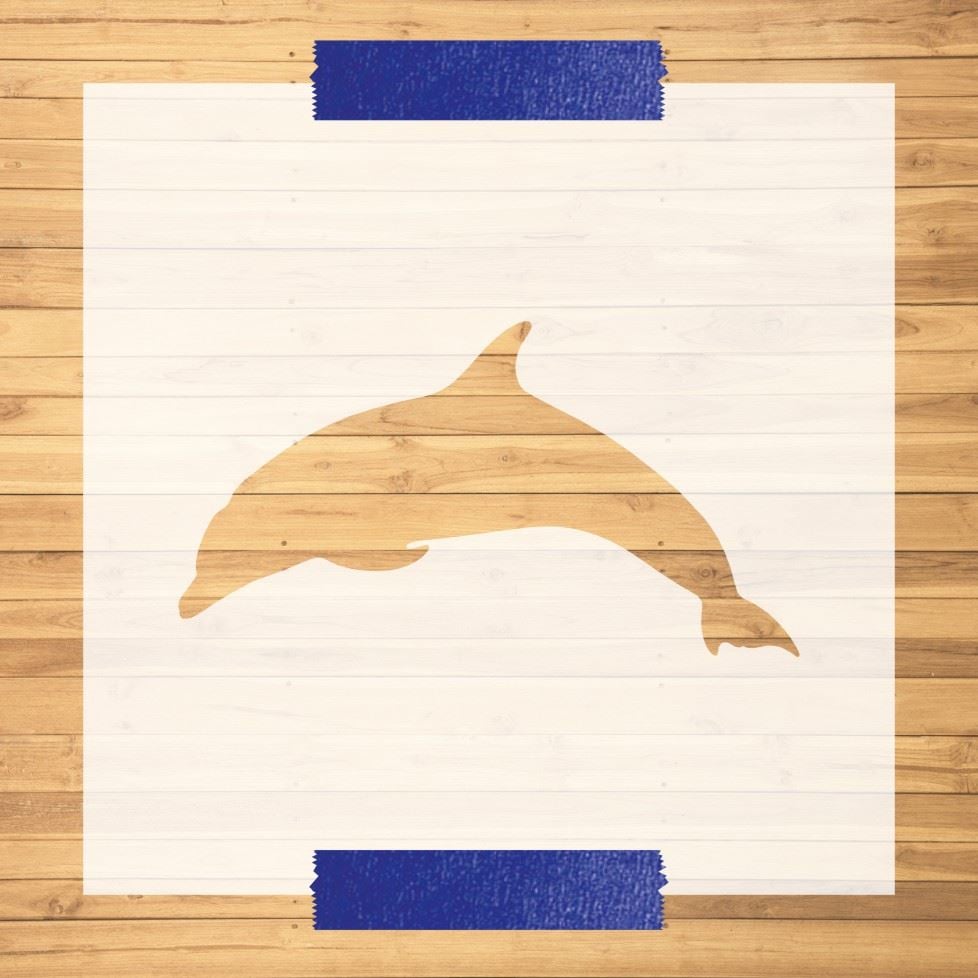 Dolphin Stencil