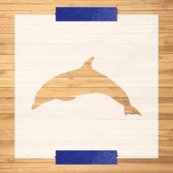 Dolphin Stencil
