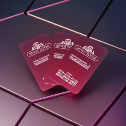 Custom Aluminum Business Cards