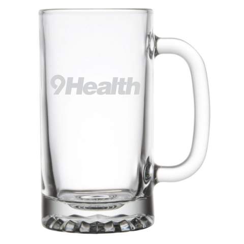 16oz Personalized Glass Beer Mug