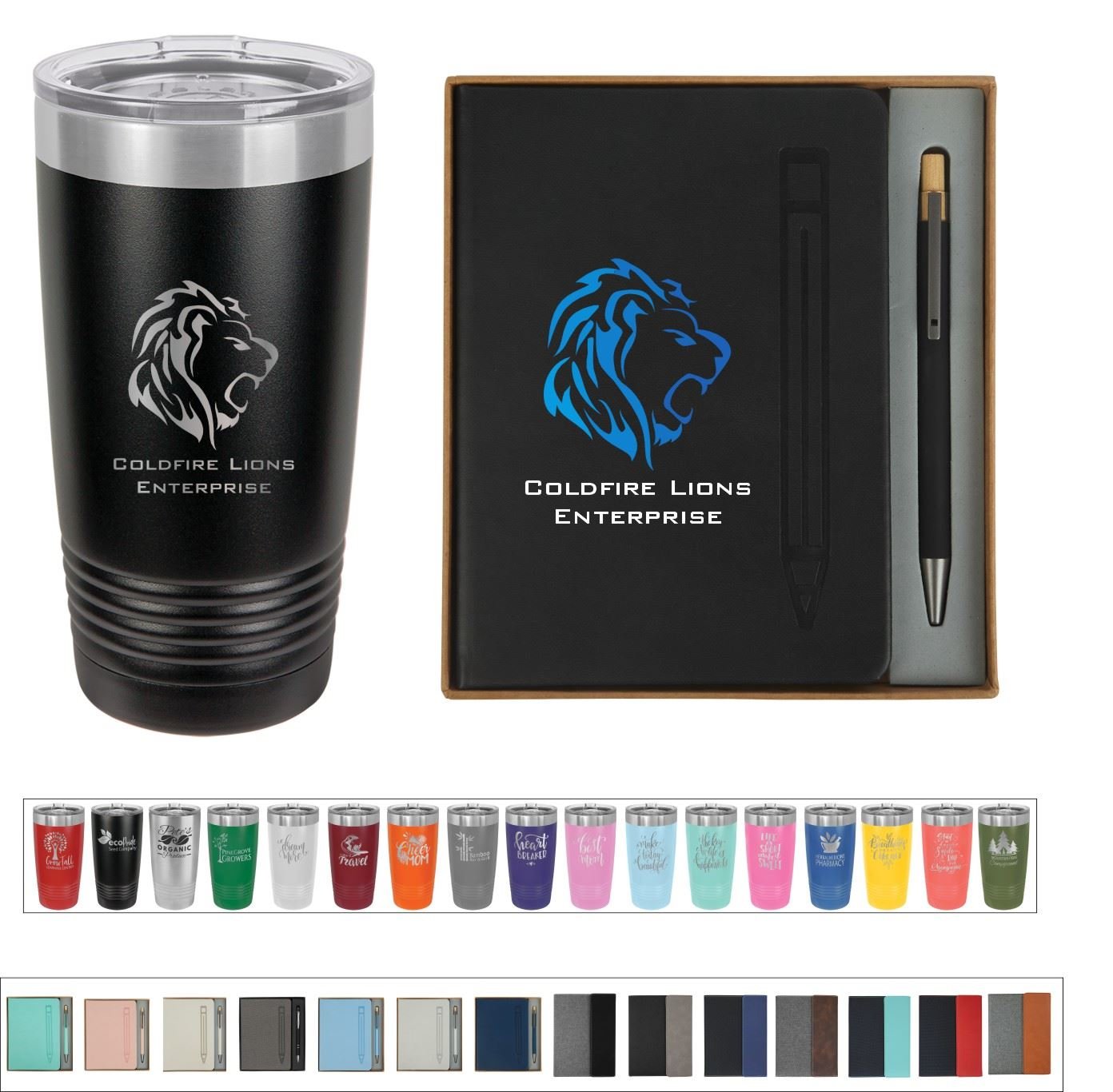 Personalized Mug and Notebook Gift Bundle