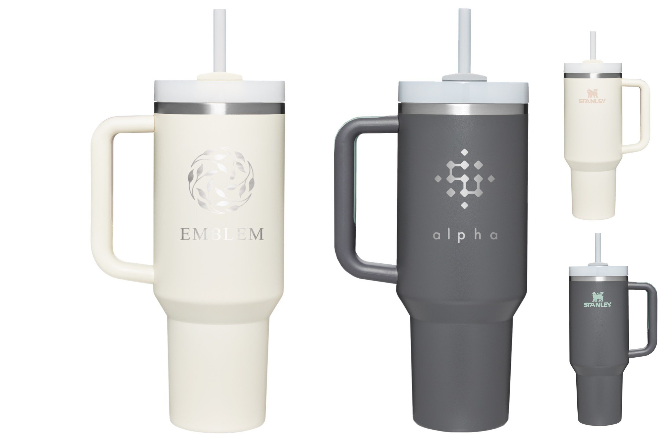 Personalized Stanley Quencher 40oz Tumbler with Handle