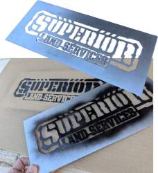 Custom Metal Stencils for Spray Painting and Engraving