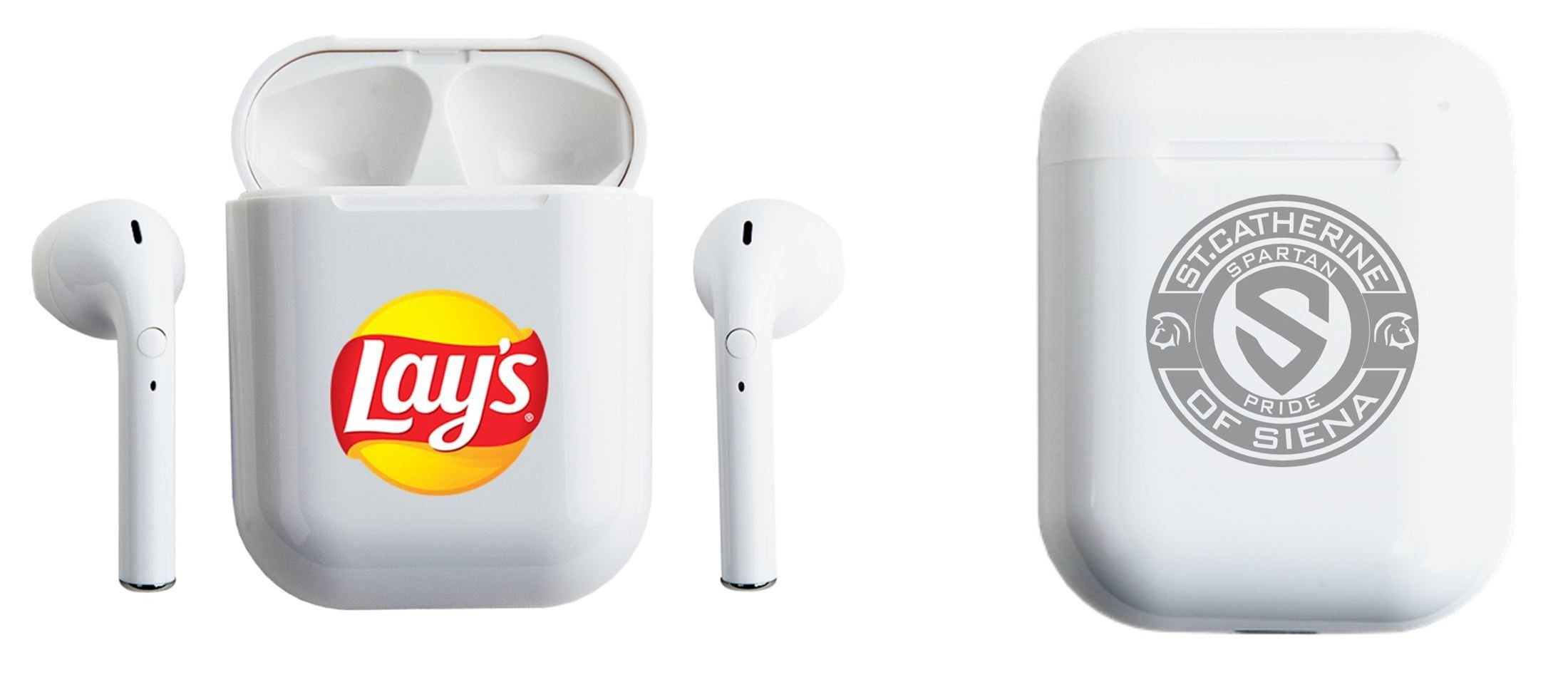 Custom Wireless Earbuds, Color Print or Laser