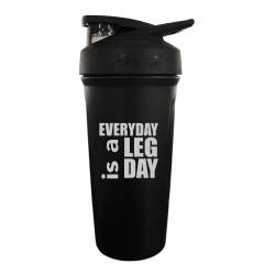 Pre Workout Bottle, Stainless Steel Blender Bottle, Gym Motivation Every Day is a Leg Day