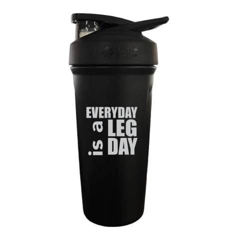 Pre Workout Bottle, Stainless Steel Blender Bottle, Gym Motivation Every Day is a Leg Day