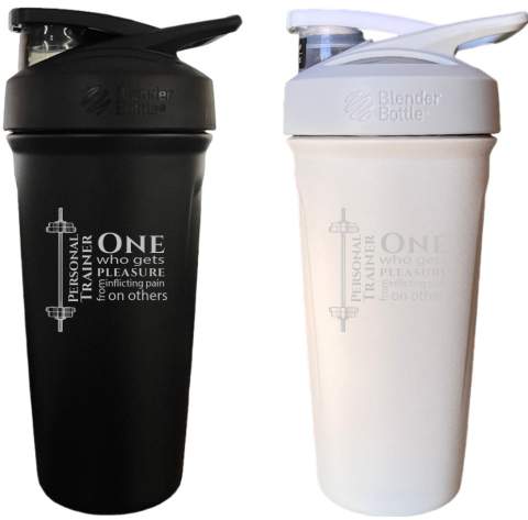 Personal Trainer Gift Blender Bottle Protein Shaker Personalized 26oz