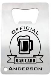 Stein Stainless Steel Credit Card Bottle Opener