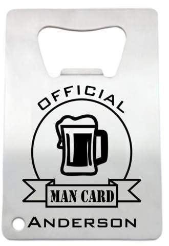 Stein Stainless Steel Credit Card Bottle Opener