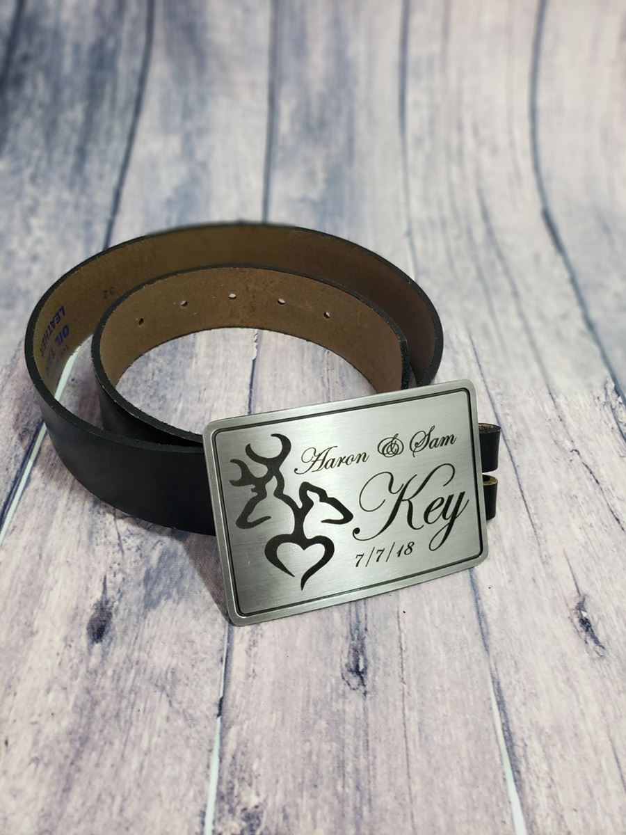 Custom Large Rectangle Belt Buckle
