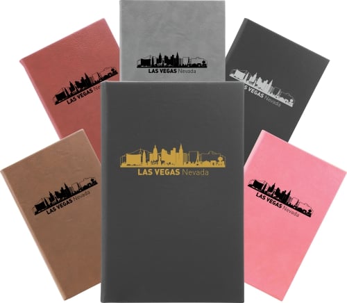 Las Vegas, Nevada City Skyline Engraved Journal Notebook