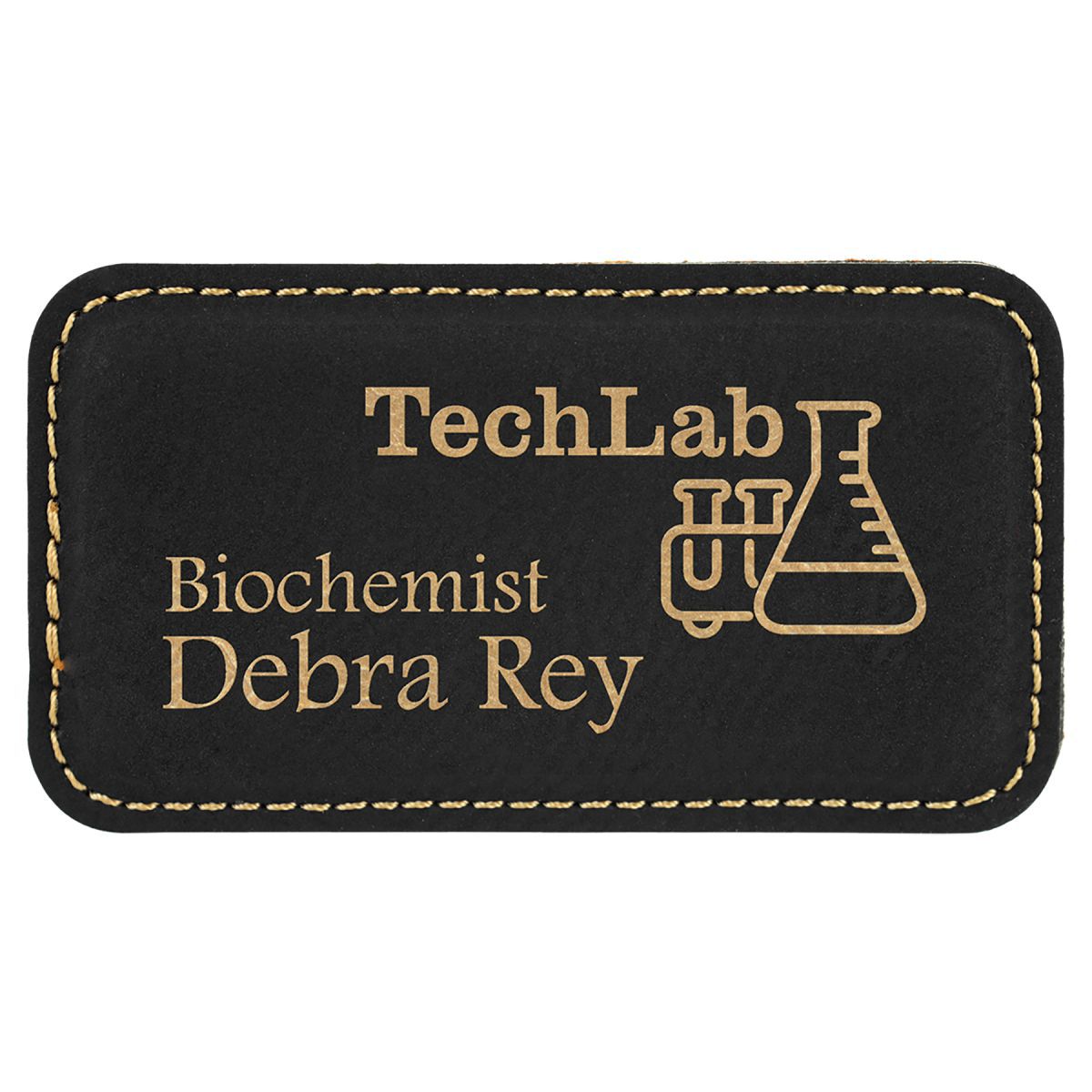 Customized Name Badge - Large Rectangle