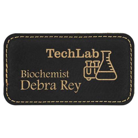 Customized Name Badge - Large Rectangle