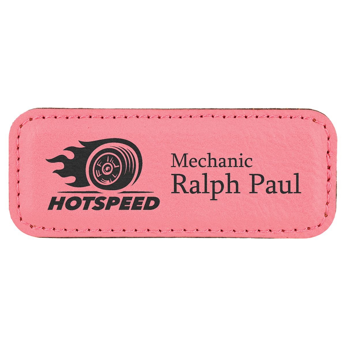 Engraved Name Badge Rectangle Small
