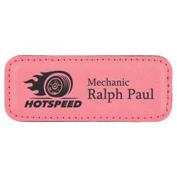 Engraved Name Badge Rectangle Small