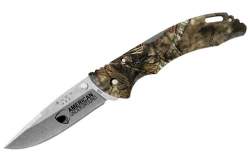Engraved Buck Bantam Camo BHW 286, 3 5/8" blade