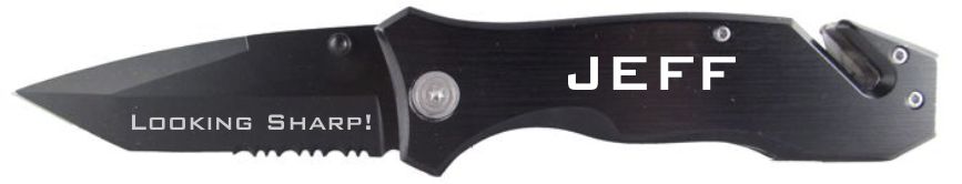 Looking Sharp! Black Rescue Knife