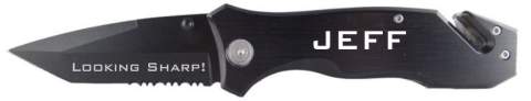 Looking Sharp! Black Rescue Knife