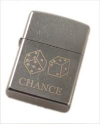 Street Chrome Zippo Lighter with Engraving