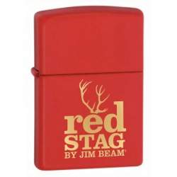 Red Matte Zippo Lighter with Engraving