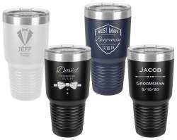Groomsman Stainless Insulated Tumbler 30oz