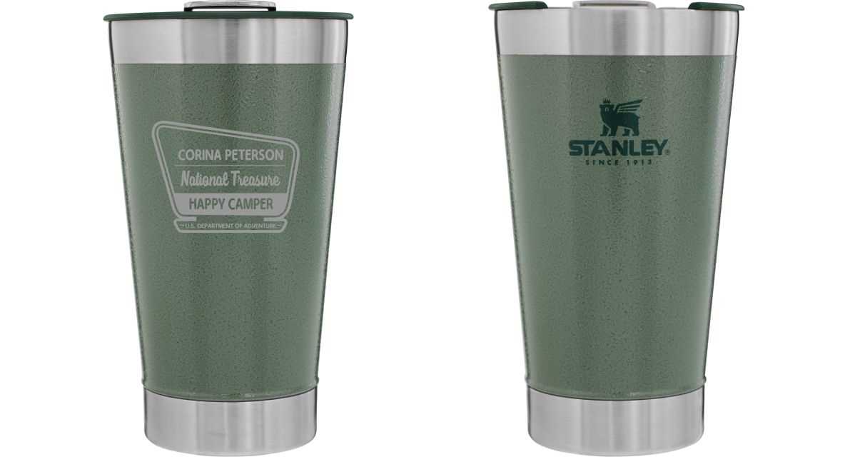 Engraved Stanley Vacuum Insulated Pint Mug For Beer Or Coffee