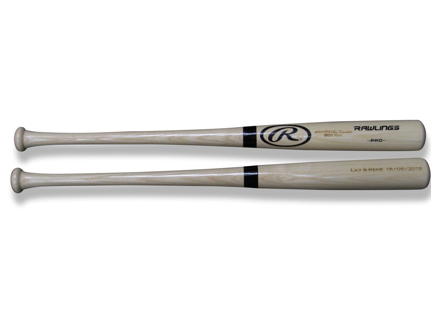 Branded Bat with Mfr's Logo - Baseball - Engraved To Last