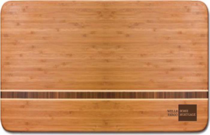 Totally Bamboo Aruba 12.5" x 8" Engraved Cutting Board