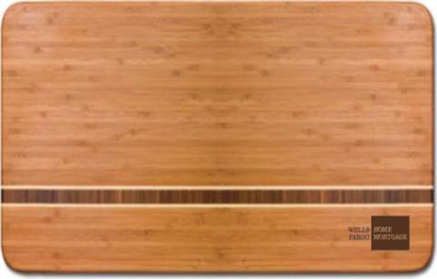 Totally Bamboo Aruba 12.5" x 8" Engraved Cutting Board