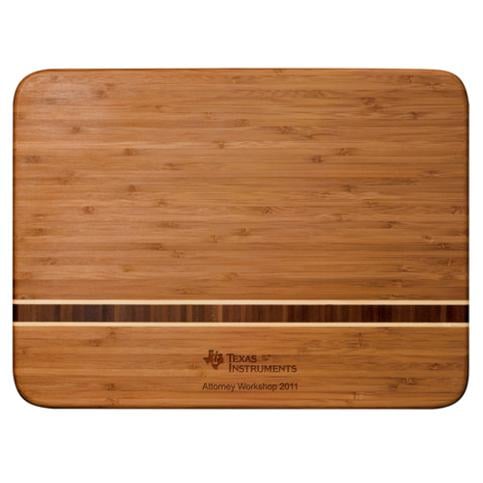 Totally Bamboo Martinique 11" x 15" Engraved Cutting Board