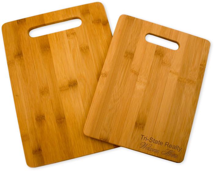 Totally Bamboo 2 Piece Engraved Cutting Board Set