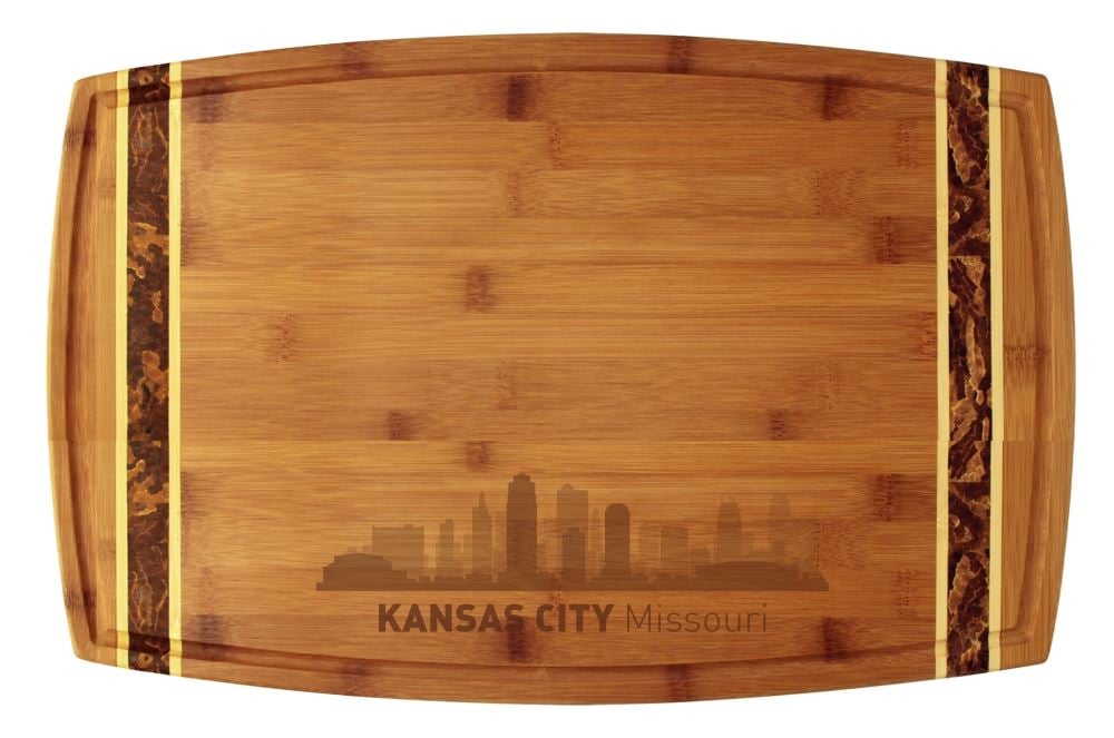 Kansas City, Missouri City Skyline Cutting Board