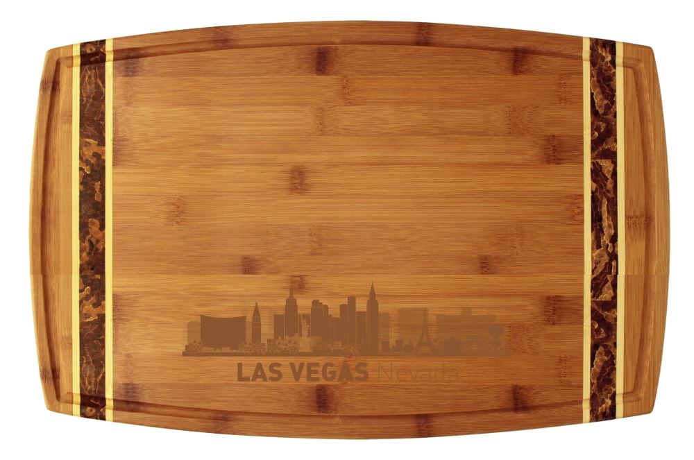 Las Vegas, Nevada City Skyline Cutting Board