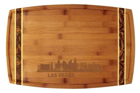Las Vegas, Nevada City Skyline Cutting Board