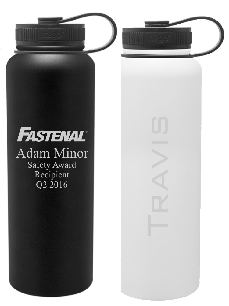 Personalized Thermos Flask, 40oz Copper Vacuum Insulated Bottle Lazer