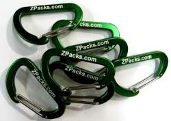 Micro-D 1.6" Carabiner, Strong Wire Gate
