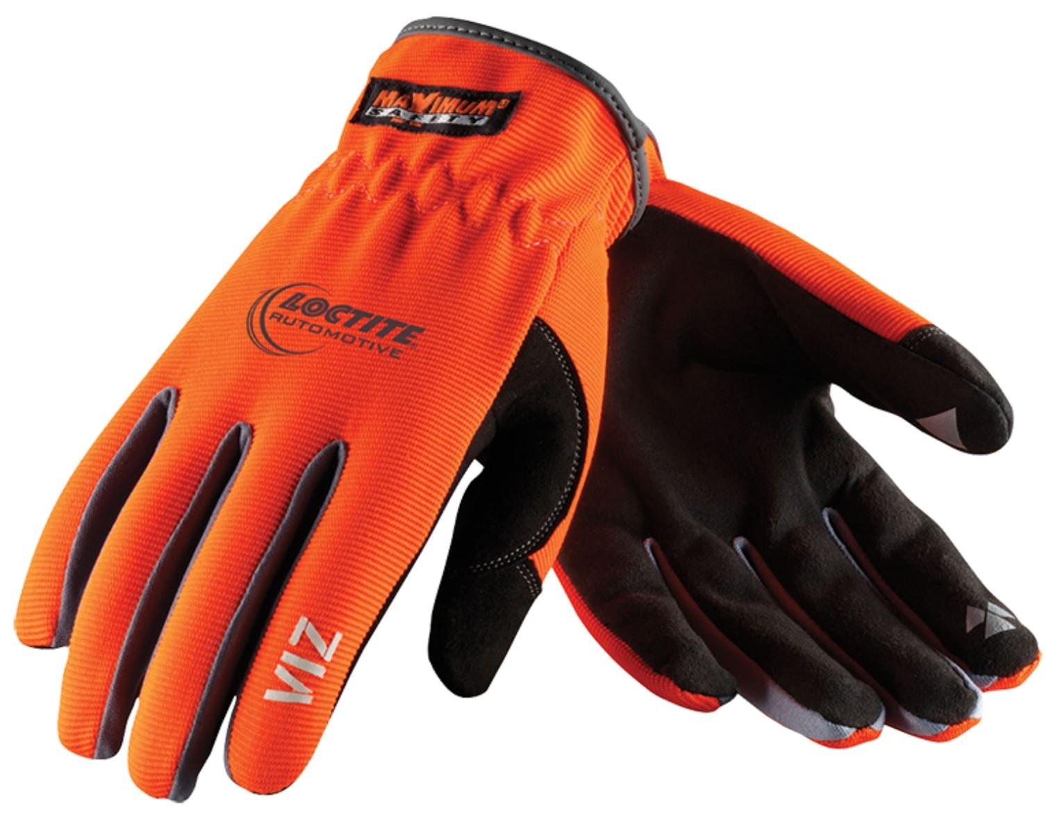 Viz Custom Imprint Maximum Safety Gloves Hi-Vis