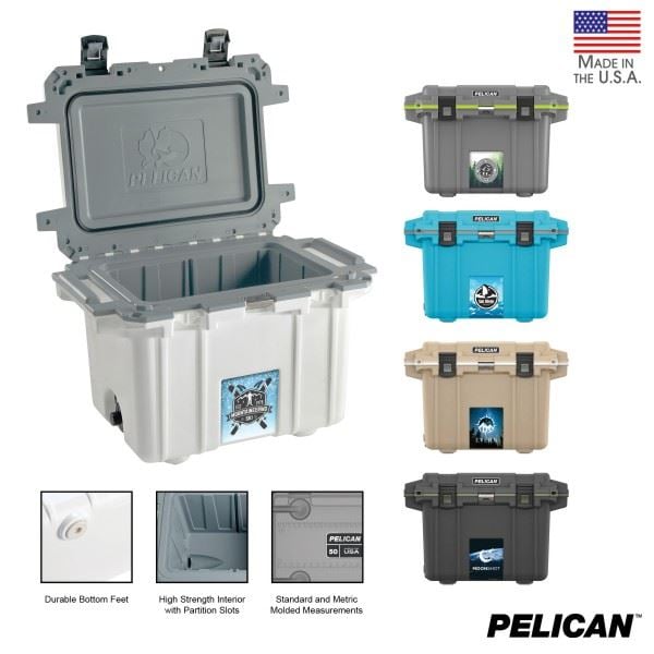 Pelican 20QT Elite Hard Cooler Assorted Colors Available