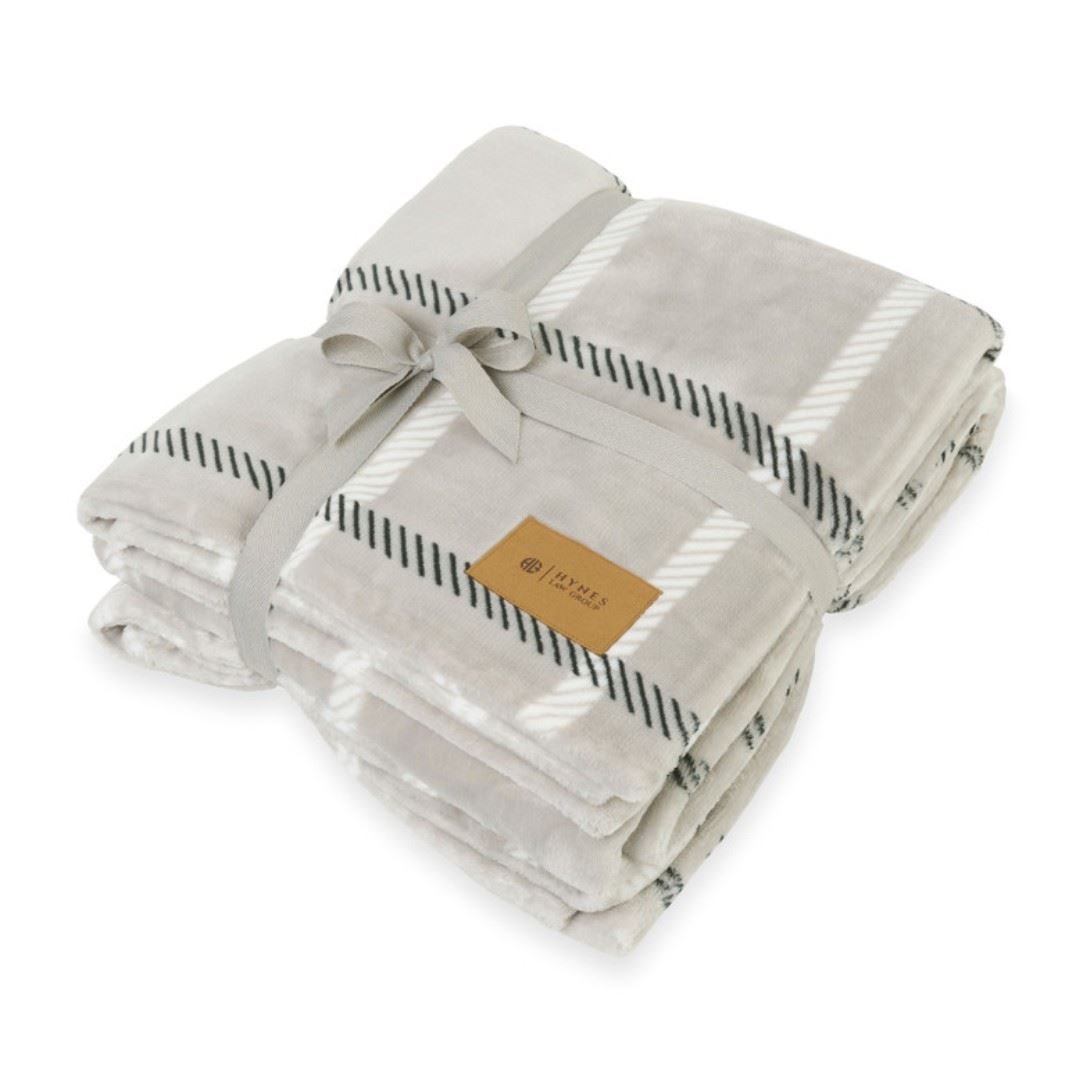 Personalized Elegant Lodge Throw Blanket