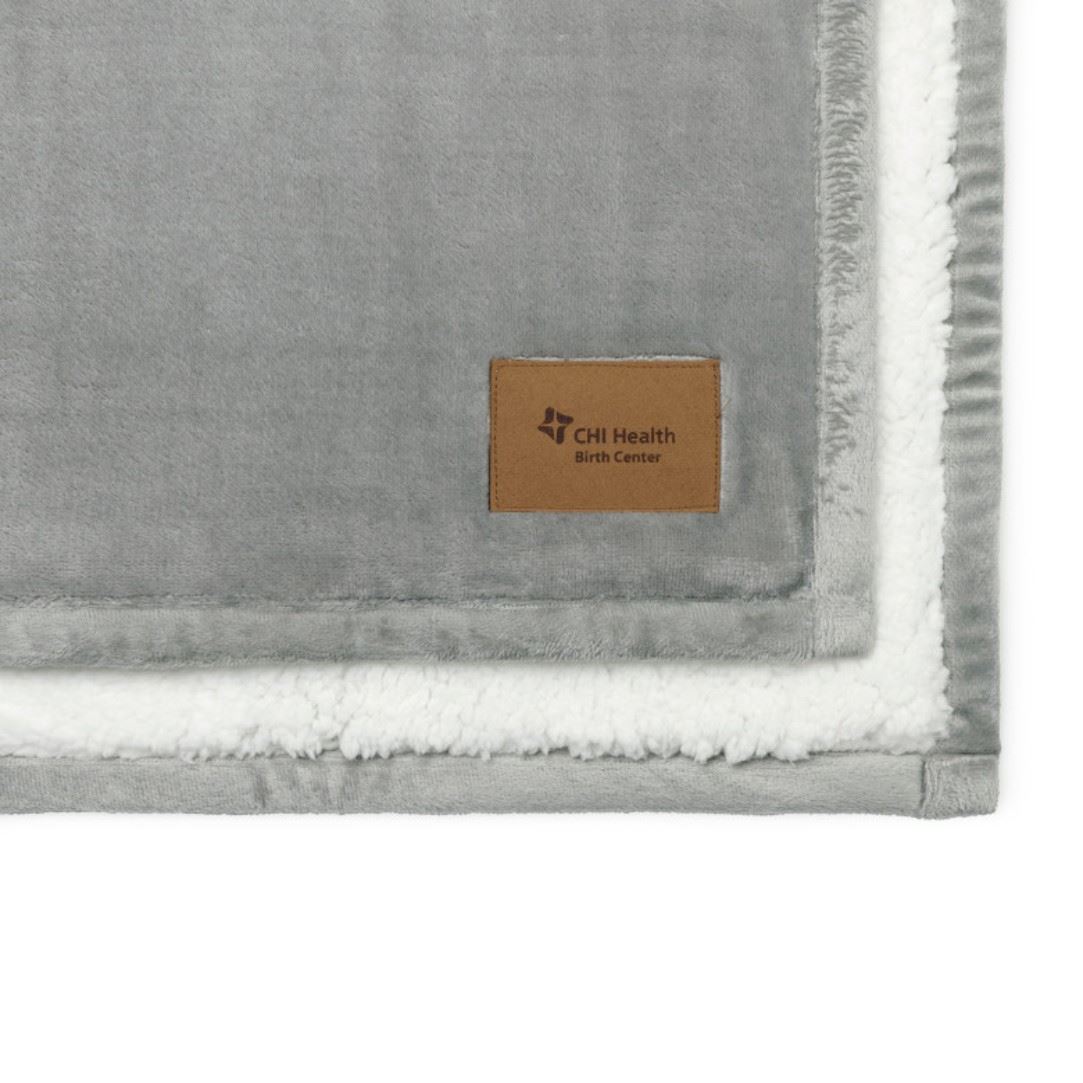 Customized Minkie Sherpa Baby Blanket