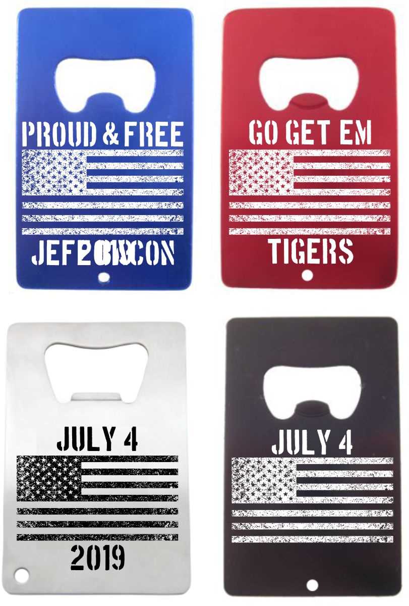 American Flag Bottle Opener