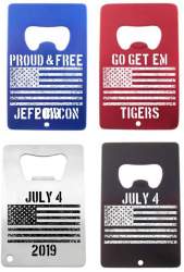 American Flag Bottle Opener